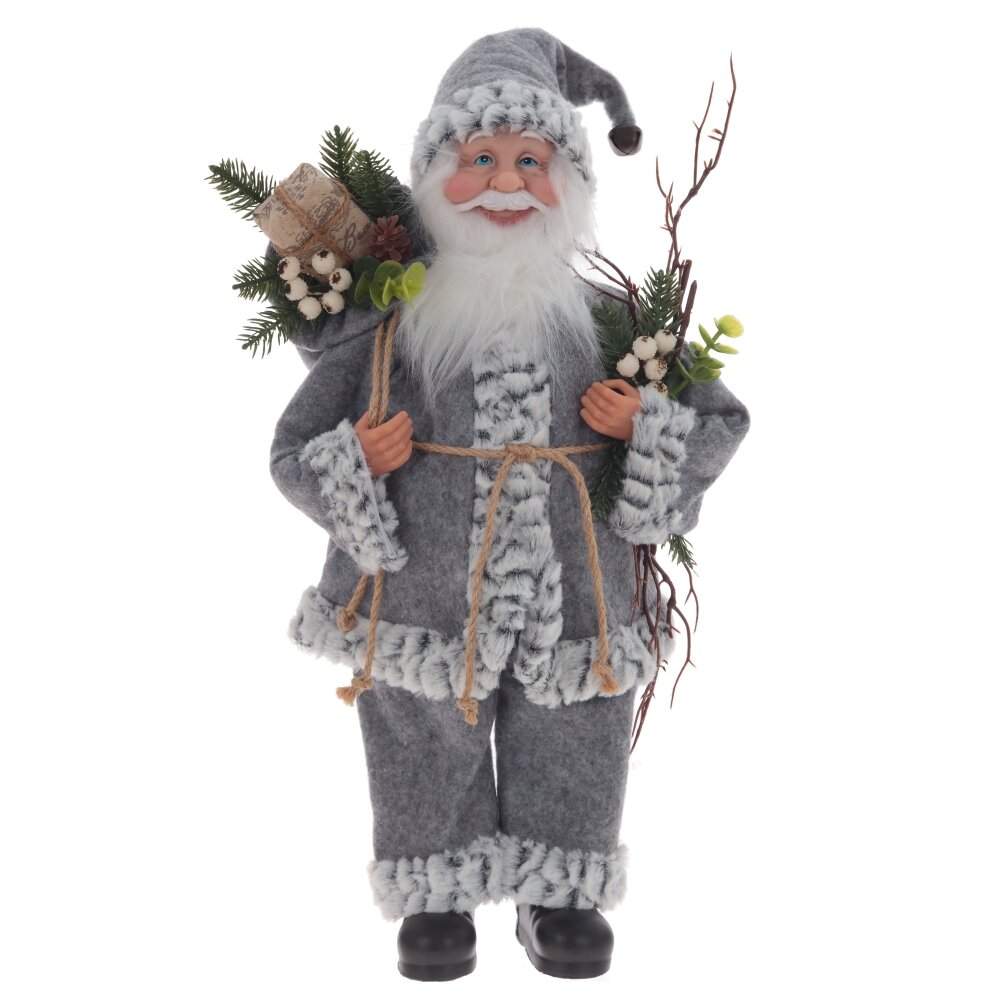 REMECO COLLECTION Дед Мороз 807202 серый 24х14х45/57см