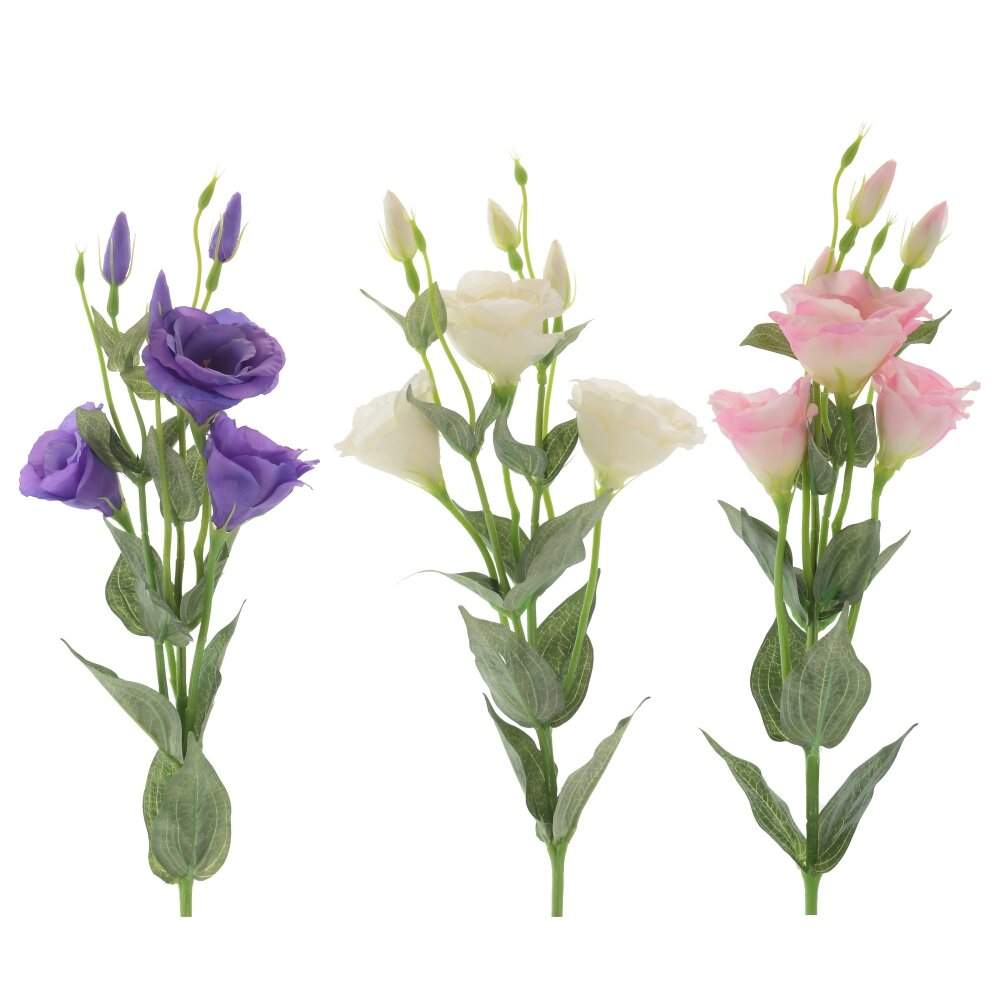 REMECO COLLECTION Цветок 799210 Эустома L15 W15 H78см 