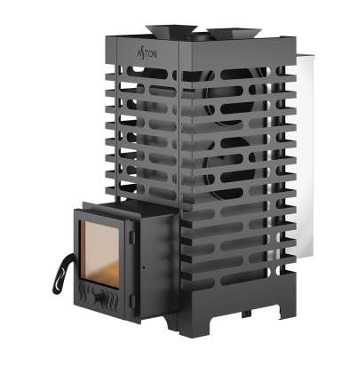 Печь для бани ASTON 20 дверца со стеклом "АКВА"