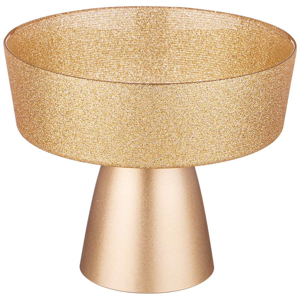 LEFARD Bohemia Gold Блюдо 339-447 на ножке d21см 
