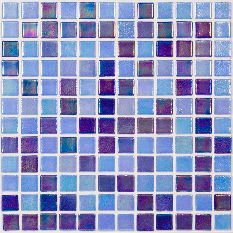 Мозаика Shell Mix Deep Blue 552/555 (на сетке) 