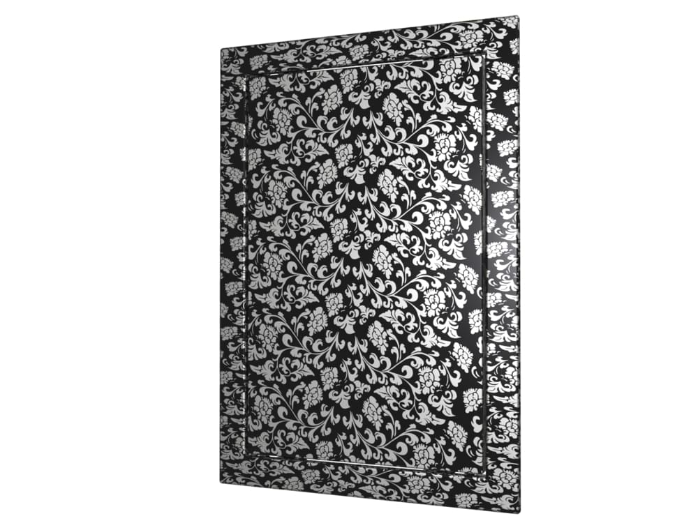 Люк-дверца  Л2020 - Black Design - ревизионная с фланц. 200х200