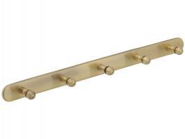 Планка Veragio GIALETTA VR.GIL-6438.BR  с 5-ю крючками  L40см  бронза