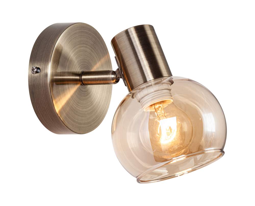 662/1A Св-к настенный Escada E14*60W  Antique brass 