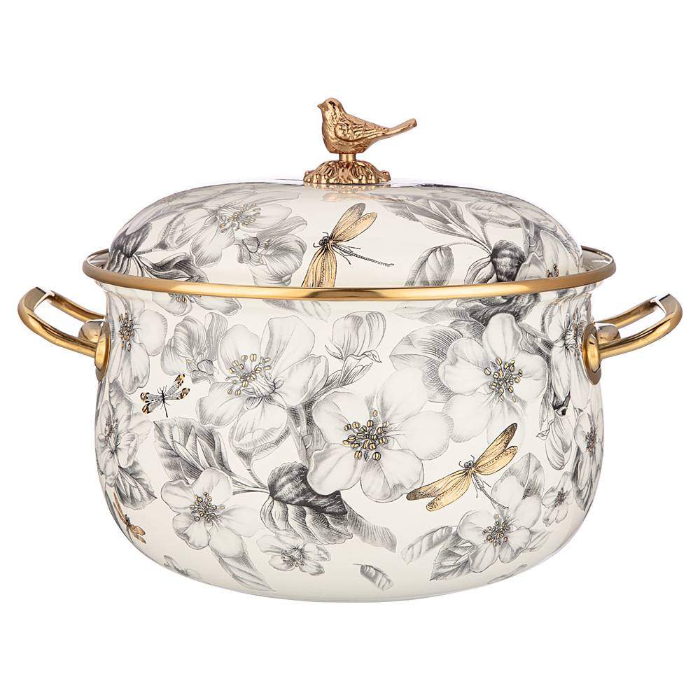 AGNESS Яблоневый сад Кастрюля 950-524 4,8л 22см 