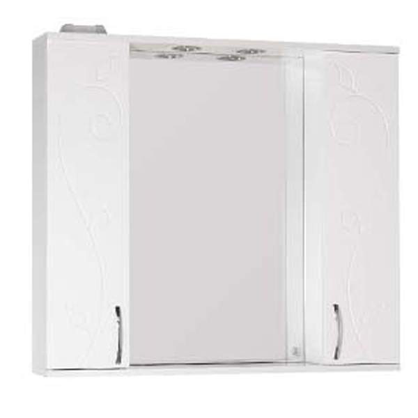 Зеркало Фьюжн 900 (свет)  820*900*200мм