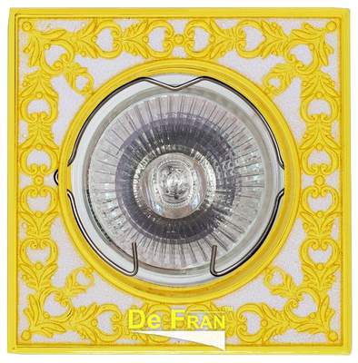 Светильник галогенный FT 1130 WHG MR 16 Белый с золотом