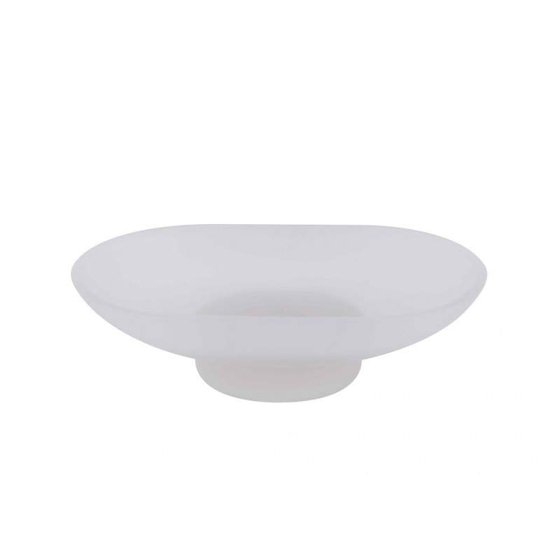 Тарелка д/мыльницы стеклянная РОТАТО Р203