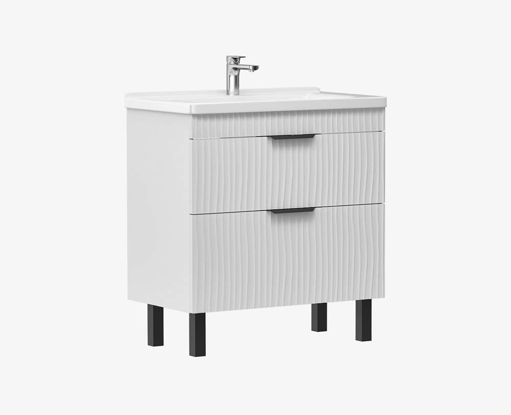 Тумба LOTTY напольн.60см tnLOTTY60.2D-04 + умыв. Миранда 60см