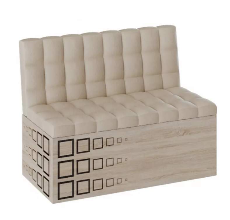 Скамья прямая Денвер (дуб сонома, бежевый)