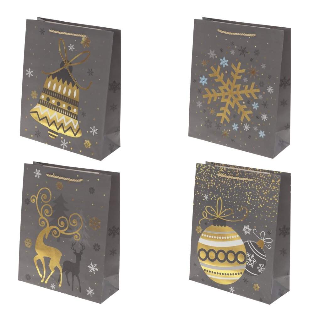 REMECO COLLECTION Пакет подарочный НГ 798987 26х10х32см 4в