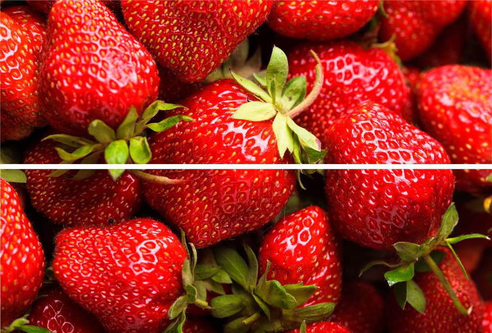 Beveled Tile Strawberry, 200х300 Панно из 2 плиток TD-BT-P-SB