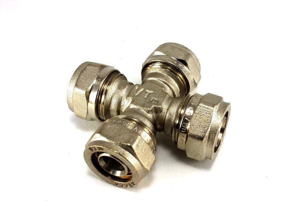 Крестовина обжим. 20   Valtec