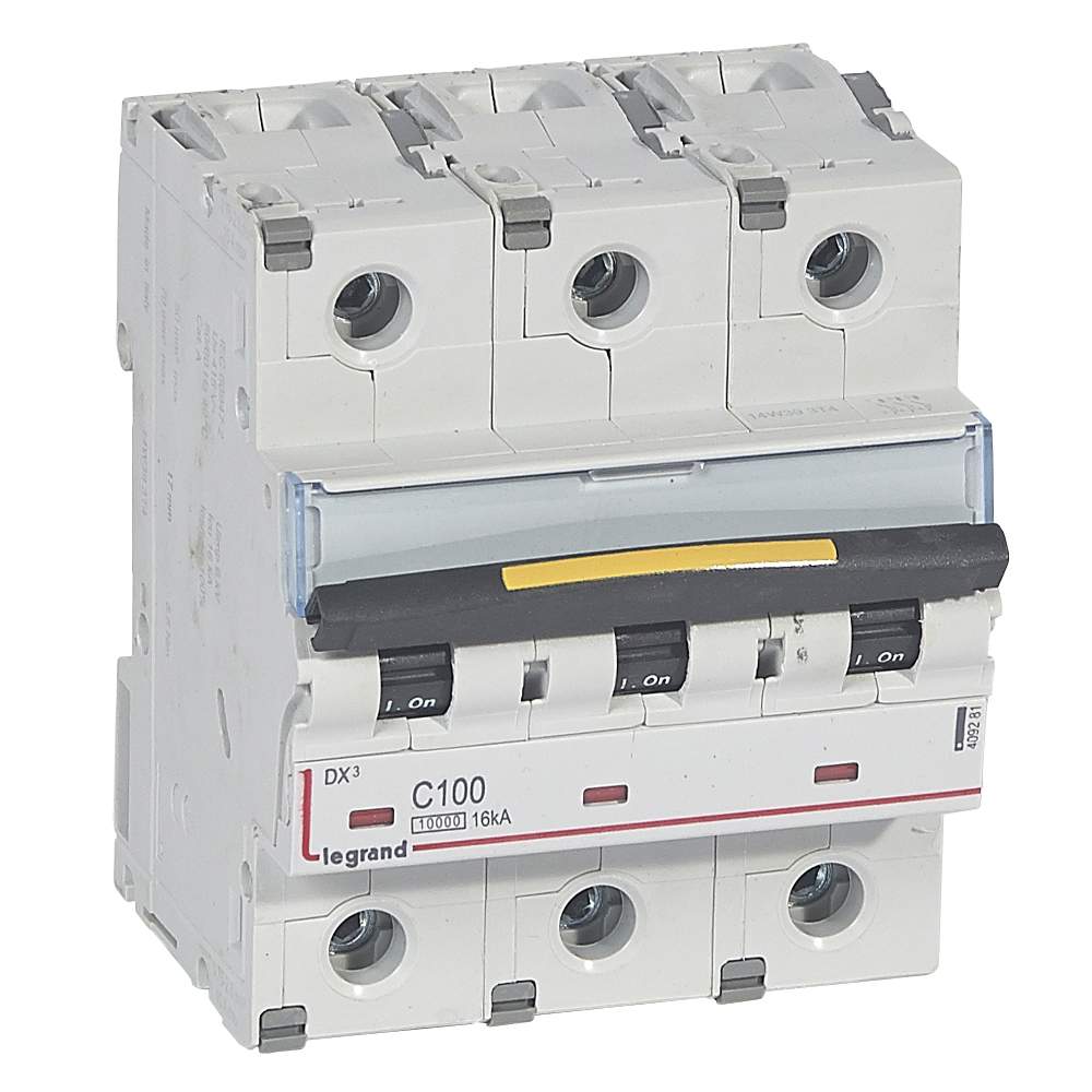 Авт. выключатель DX 3-E  Legrand  3П  C100A  16кА  409281