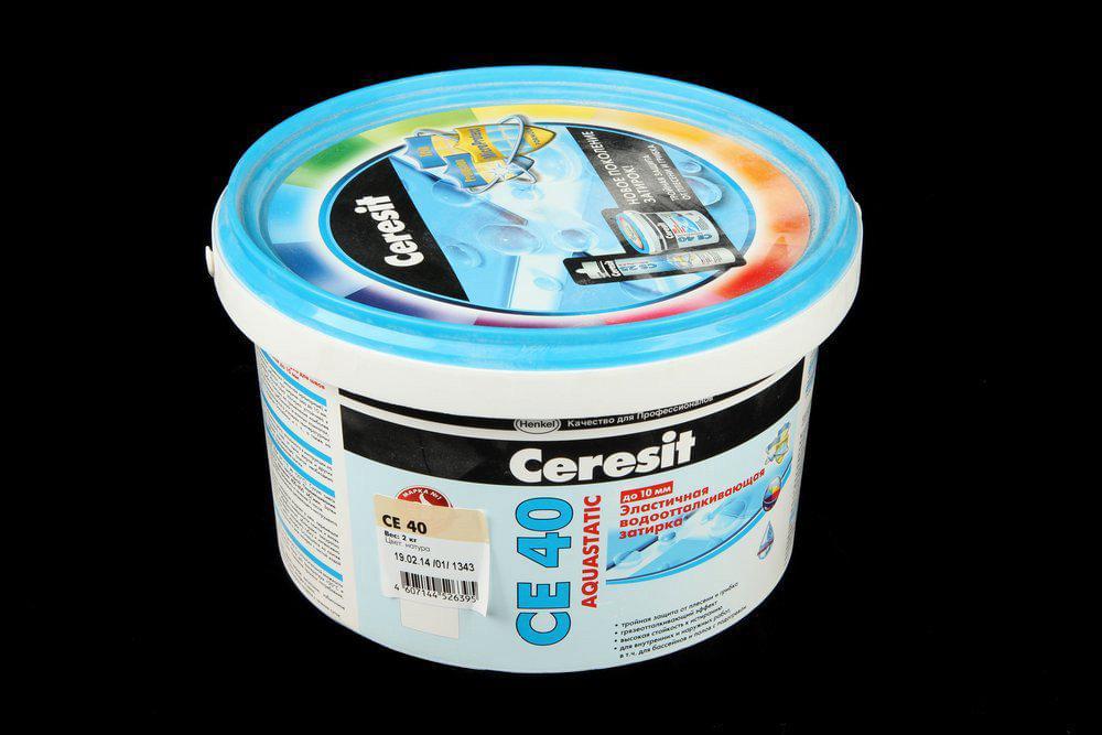 Затирка Ceresit CE A 40 эл. вод. пр/гриб. 2кг натура  1291052