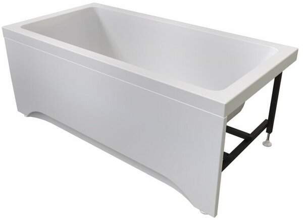 Ванна акрил. Джоанна 140х705  +фронт. панель, каркас, слив-перелив (с сифоном)