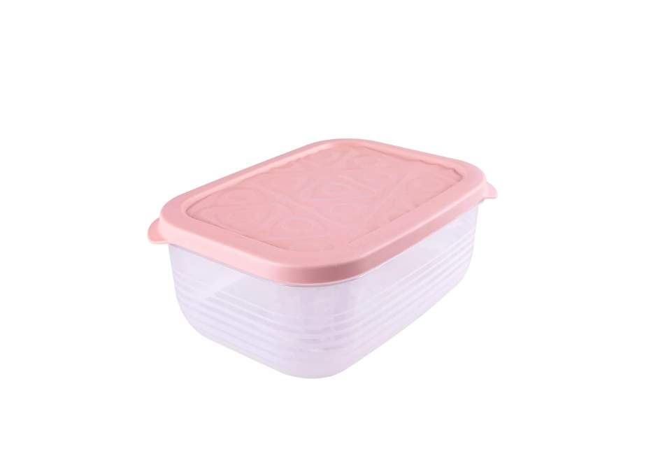 ПОЛИМЕРБЫТ Контейнер 4369792 Flexo д/СВЧ 1900мл розовый прямоугольный 210х150х90мм 