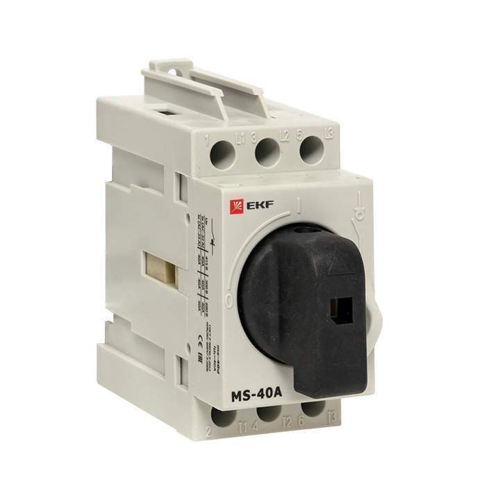 Рубильник EKF 3п MS-40A на DIN-рейку EKF ms-40d   348378