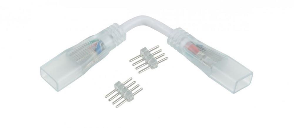 Переходник для ленты угловой 220V  5050  RGB