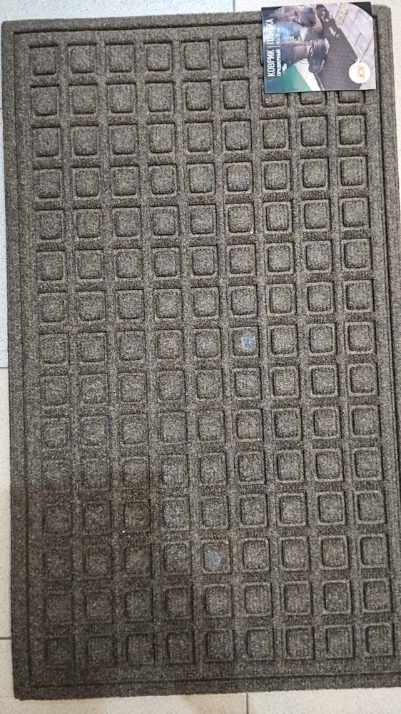 Коврик придверный 45х76  Плитка в ассорт.