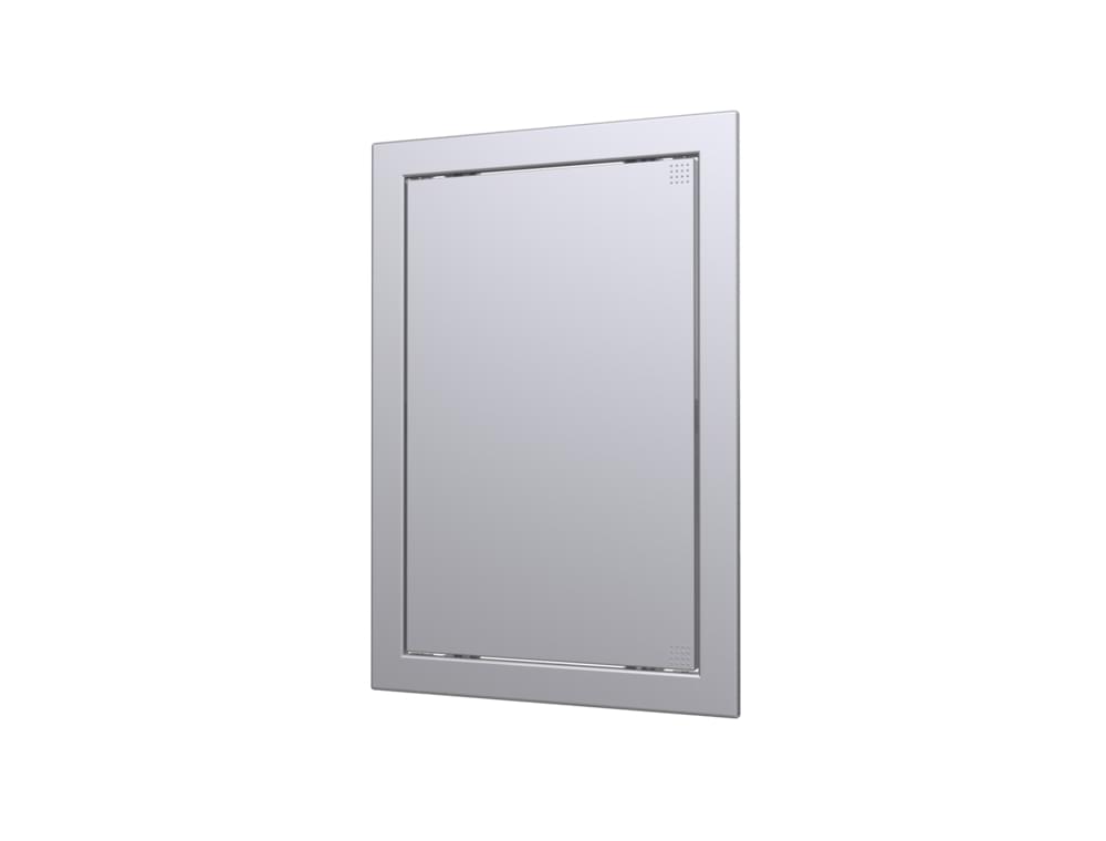 Люк-дверца  Л1515 - Gray Metal - ревизионная с фланц. 150х150