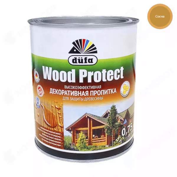 Пропитка <b>DUFA</b> Wood Protect д/защ. древ. сосна  0,75л