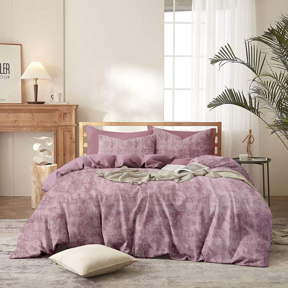 MARIA DE LUXE Мрамор Персиковый Пододеяльник 180х215 сатин (хлопок 100%) ПД-М-180 20217/4