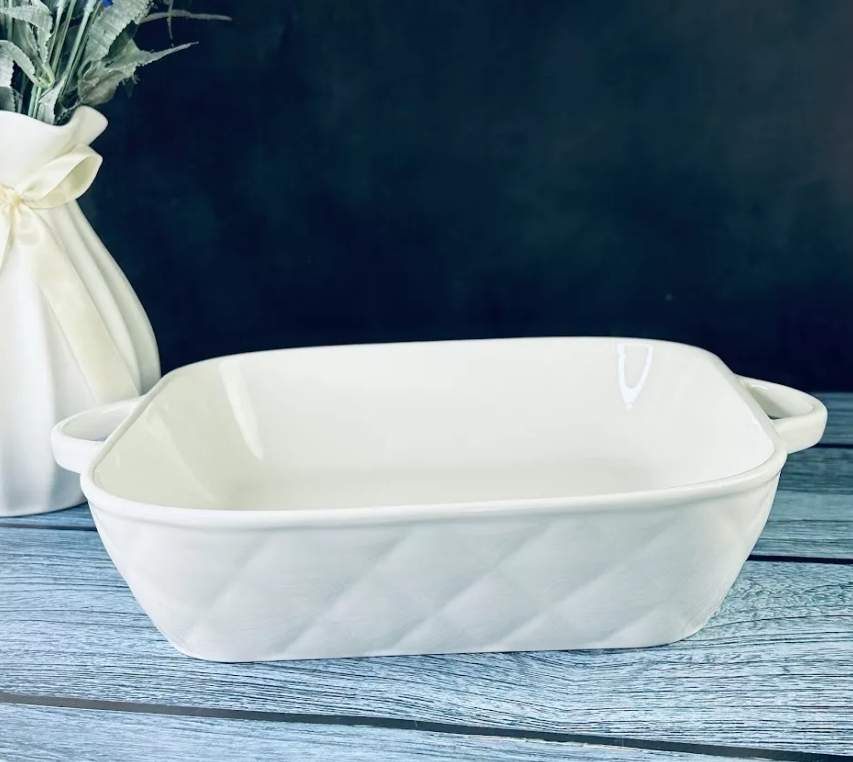 LENARDI Блюдо д/запекания 118-083 Bianco 33х33см фарфор