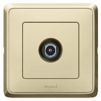 Розетка CARIVA TV звезда простая сл.к Leg773778/88684