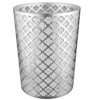 Ведро  5л металл/серебро декор. с узором Санакс 8035