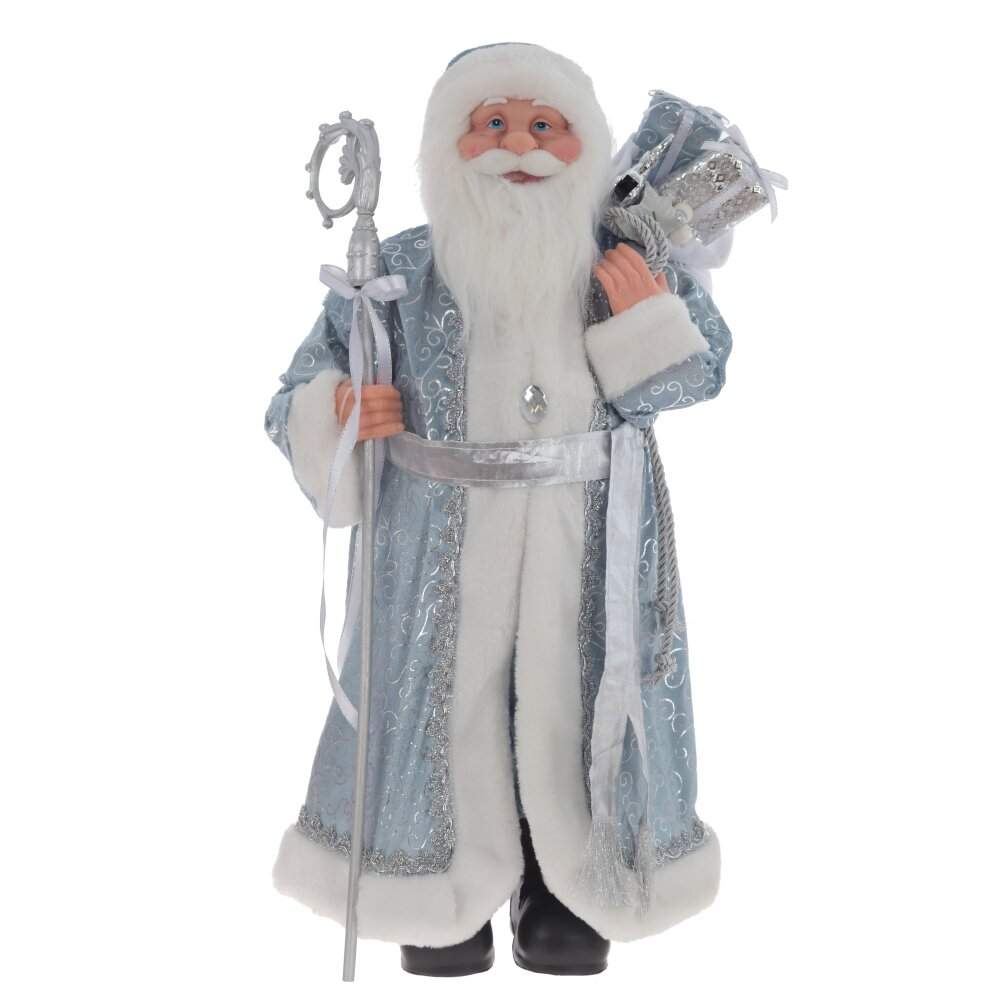 REMECO COLLECTION Дед Мороз 807212 серебро/голубой 30х18х60см
