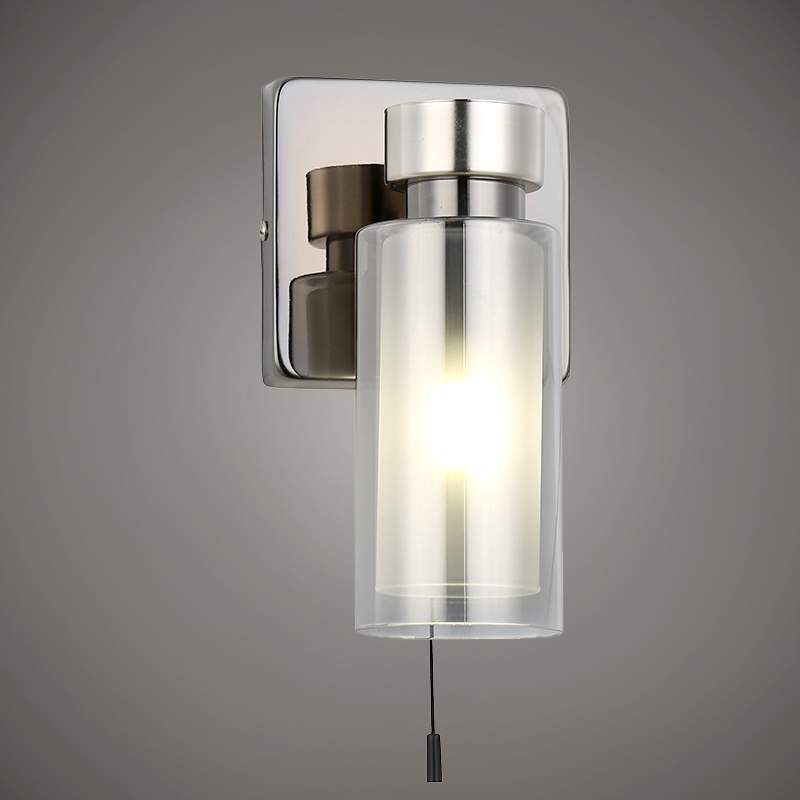 Бра 74338/1 W NK никель 1x60W  E14 GAN21