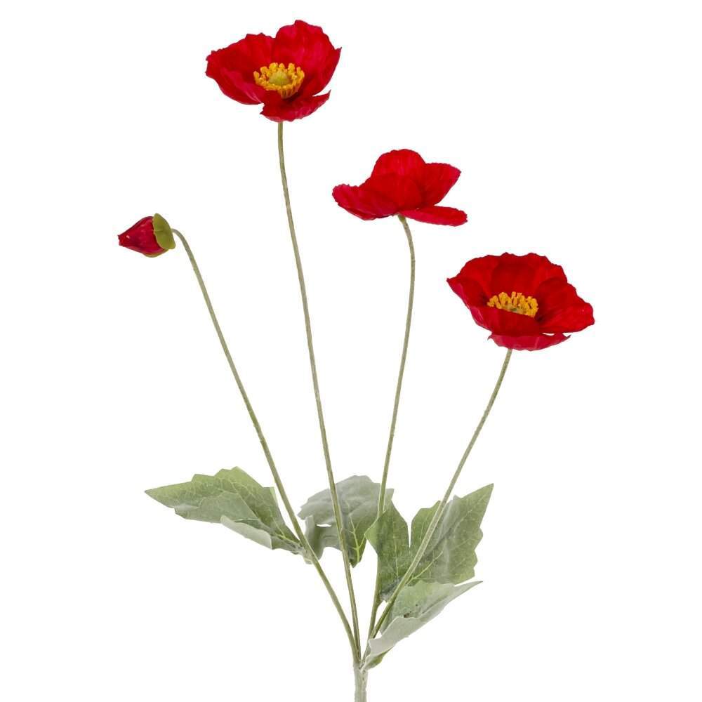 REMECO COLLECTION Цветок 814858 искусственный Мак 20х10х60см
