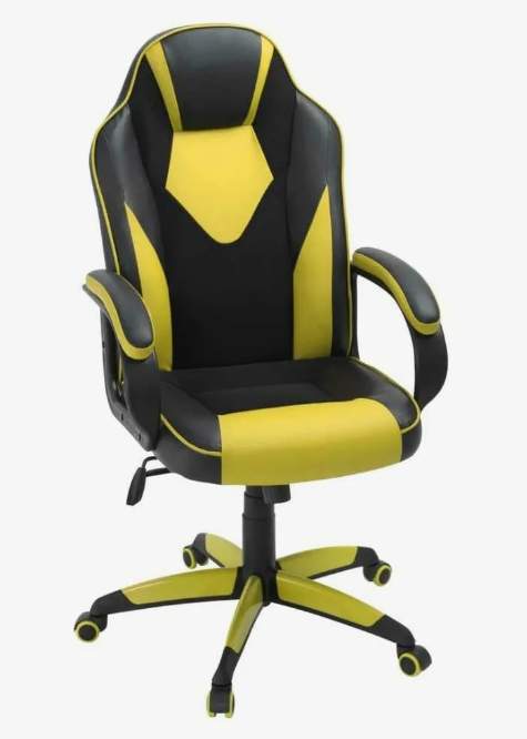 Кресло Энигма 1 черно-желтый