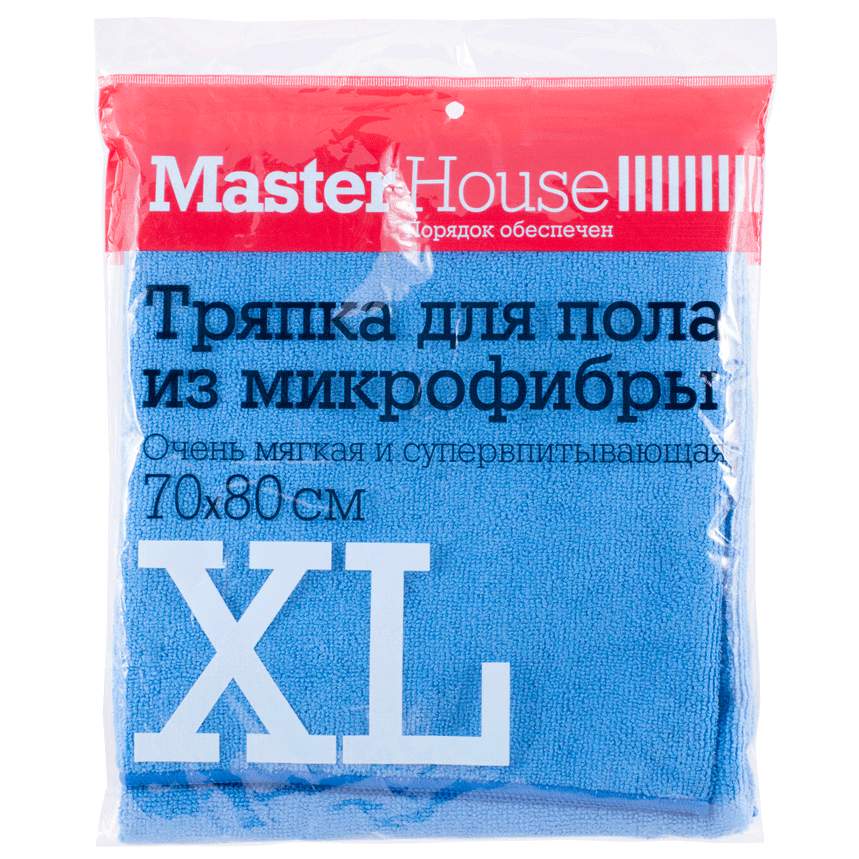 MASTERHOUSE Тряпка д/пола 60178 супервпит. микрофибра 70*80см MT02XL