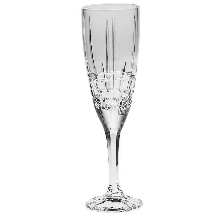 CRYSTAL BOHEMIA Набор Dover бокалы д/шампанского 180мл 6шт 10899/15720/180 БПХ801