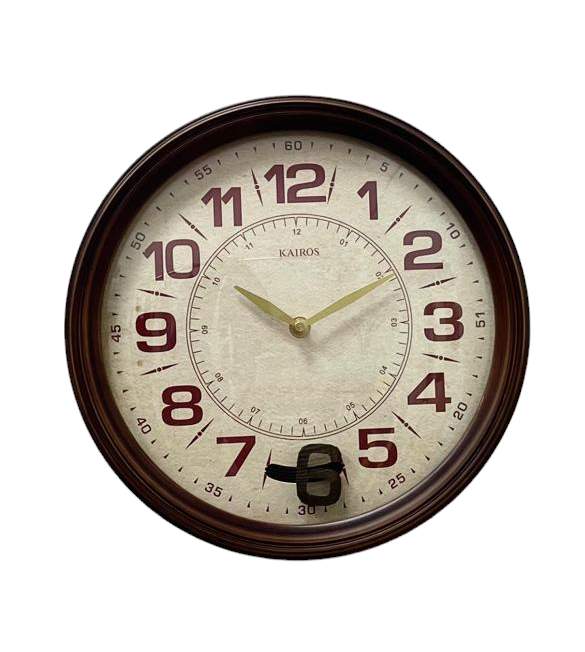 KAIROS Часы RP3303 330х330х50мм плавный ход МДФ/стекло