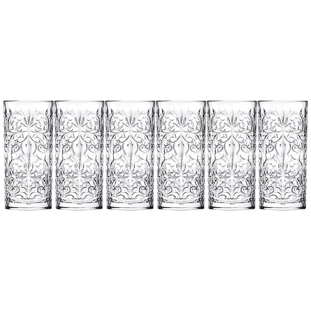 RCR Tattoo Набор стаканов 360мл д/воды 6шт 81262014/41384 эко-хрусталь (Luxion)