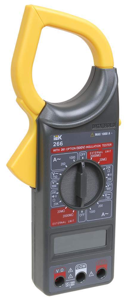 Клещи токоизмерительные IEK Expert 266  TCM-1S-266