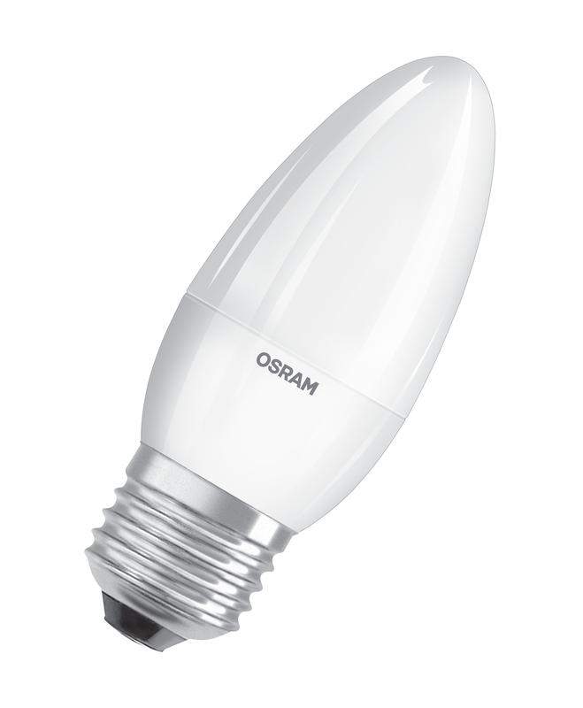 Лампа OSRAM RU  10SW/865  E27 230В  1459909 свеча матовая 579590