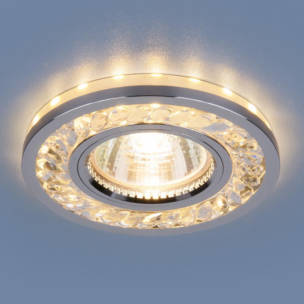 Точечный свет- 8355  MR16  CL/CH  прозрачный/хром