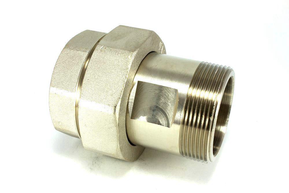 Американка прямая 2"  вн.- нар хром  VTr.341.N.0009