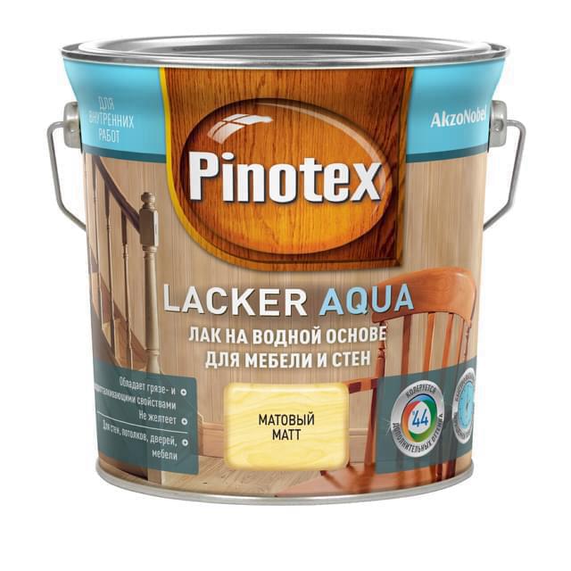 Лак Pinotex/Omnitex Lacker Aqua матовый 2,7л  5254106
