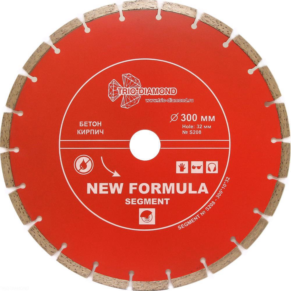 Диск алм. SEGMENT 300х32мм  перех. кольцо на 25,4  S208
