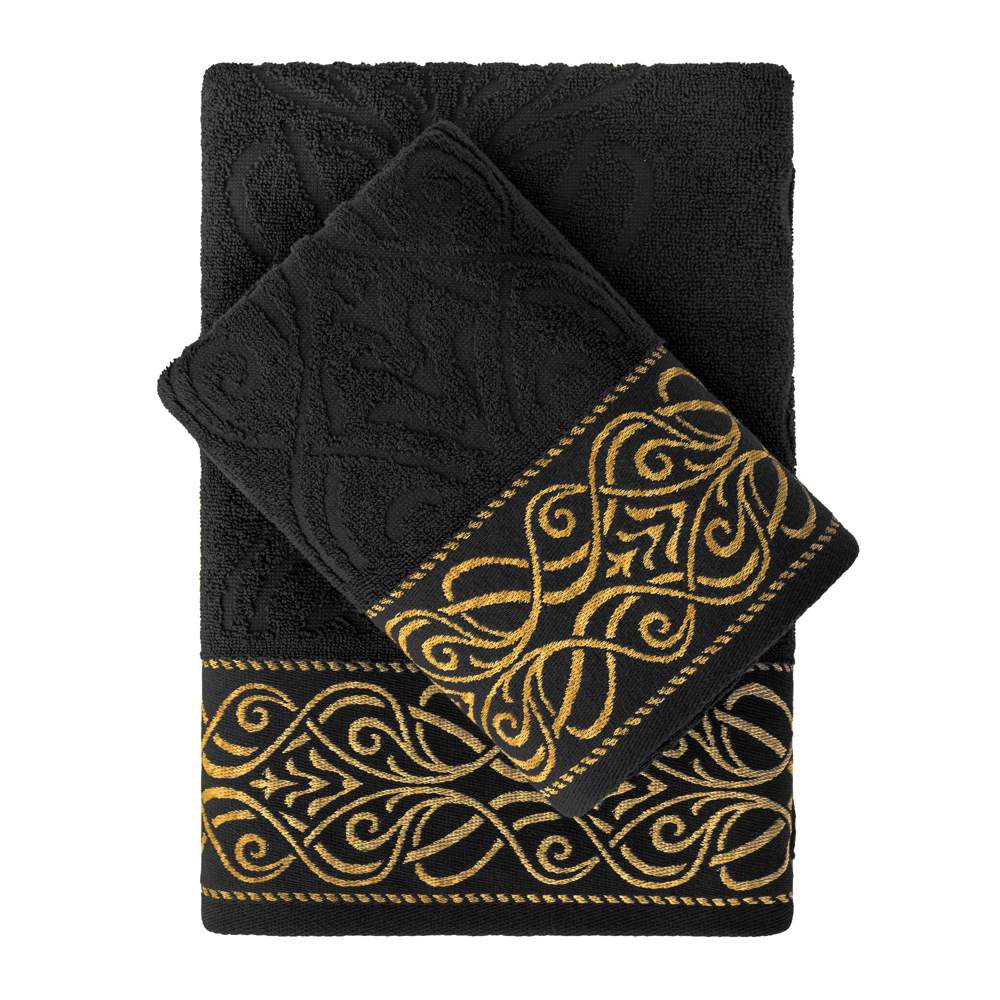 САМОЙЛОВСКИЙ ТЕКСТИЛЬ Полотенце Толедо Черный 70/140 МХ42 928168