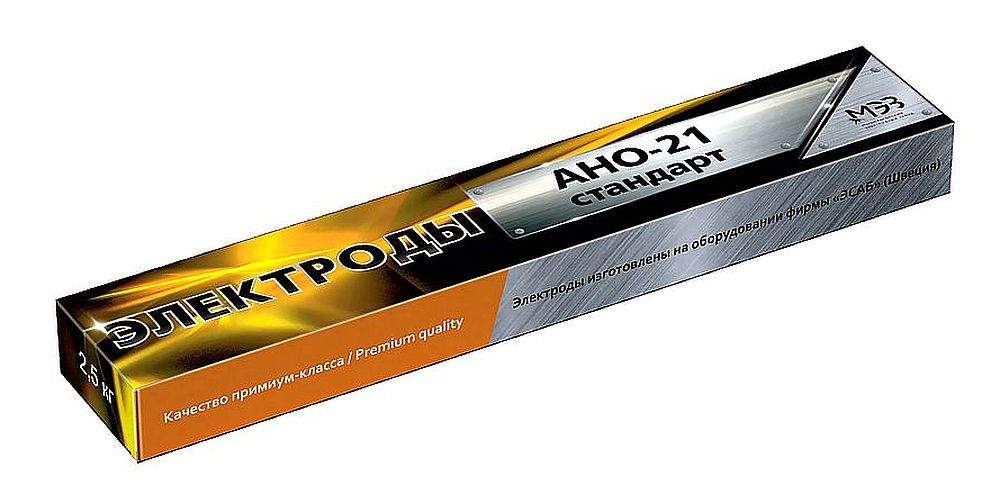 Электроды  АНО - 21 Стандарт 2,5мм  /2,5кг/  МЭЗ(Магнитогорск)