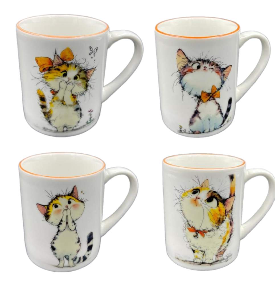 MARIGOLD Кошки Кружка 240мл микс фарфор UG000514