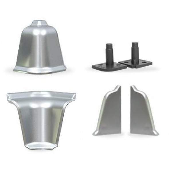 Комплект заглушек 2023 для плинтуса (турмалин)