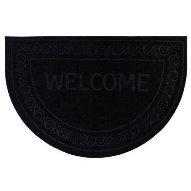 Коврик влаговпитывающий   45х75   Welcome полукруг в ассорт.
