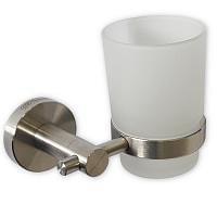 Стакан стеклянный GFmark  80005  с креплением к стене из нерж/сталь